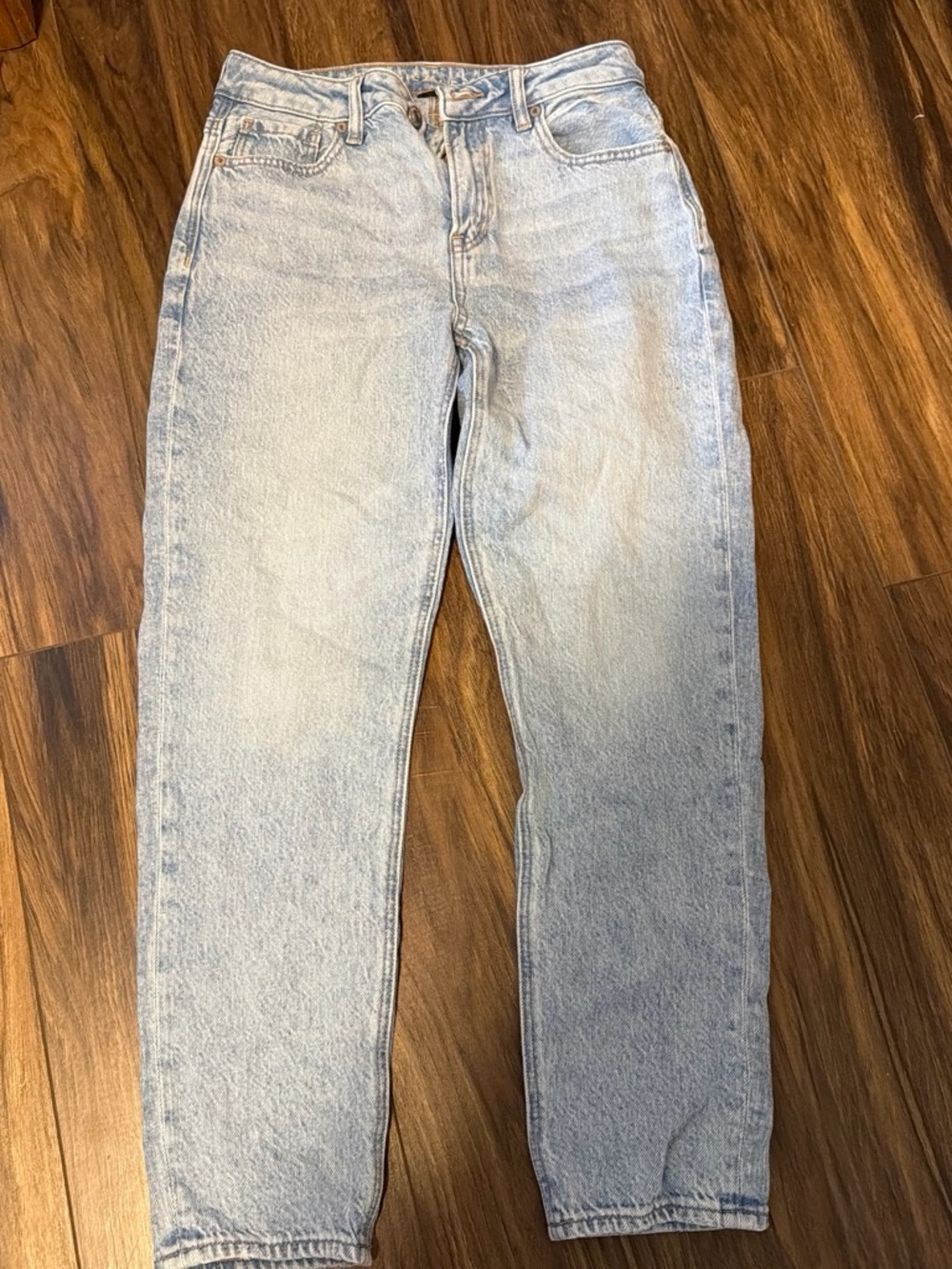American Eagle Outfitters Light Blue Women's Straight Leg Jeans